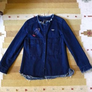 Gorgeous hand-embroidered denim jacket